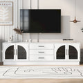 68.9 Modern Minimalist TV Stand for TVs up to 75 Inches, Media Console Cabinet with Adjustable Shelves for Living Room