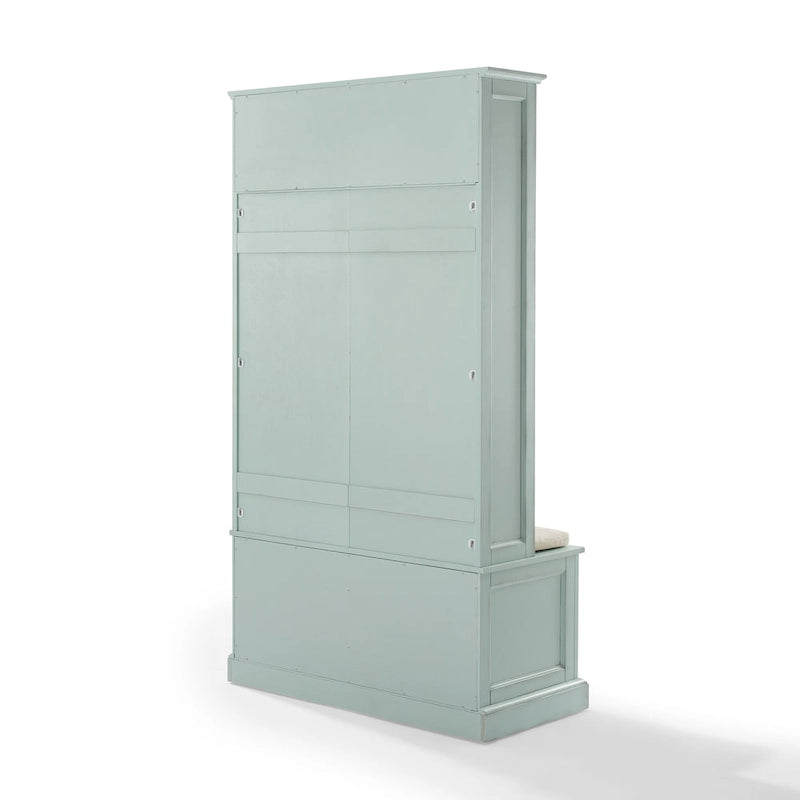 Meuble d'entrée avec rangements, banc et patères