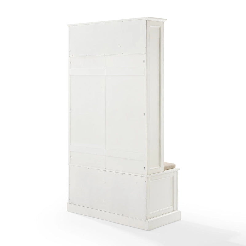 Meuble d'entrée avec rangements, banc et patères