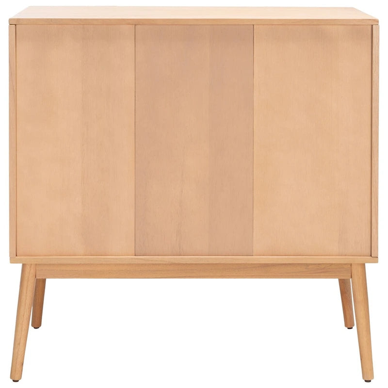 Commode d'appoint en rotin à 3 tiroirs, style Mid-Century