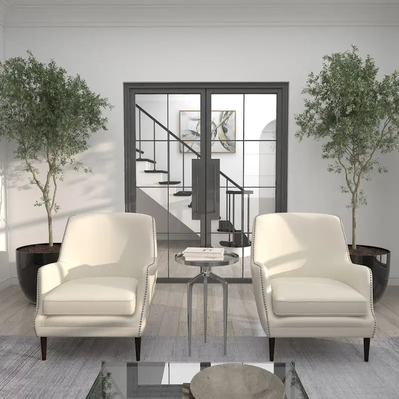 Table d'appoint ronde en métal avec plateau amovible et piètement trépied